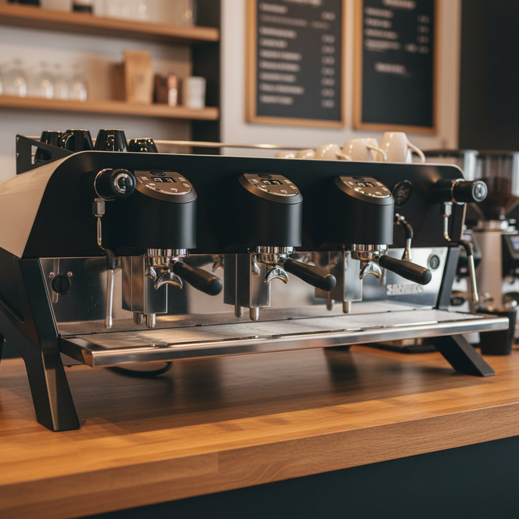 Sanremo F18 SB in modern coffee shop