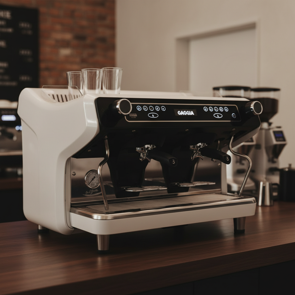 Gaggia La Giusta in premium café setting