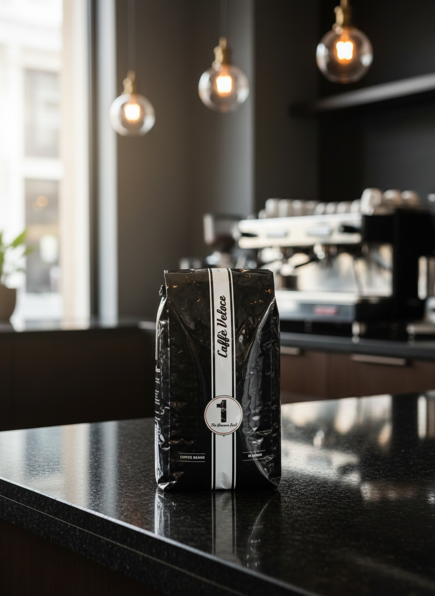 Modern luxury café setting