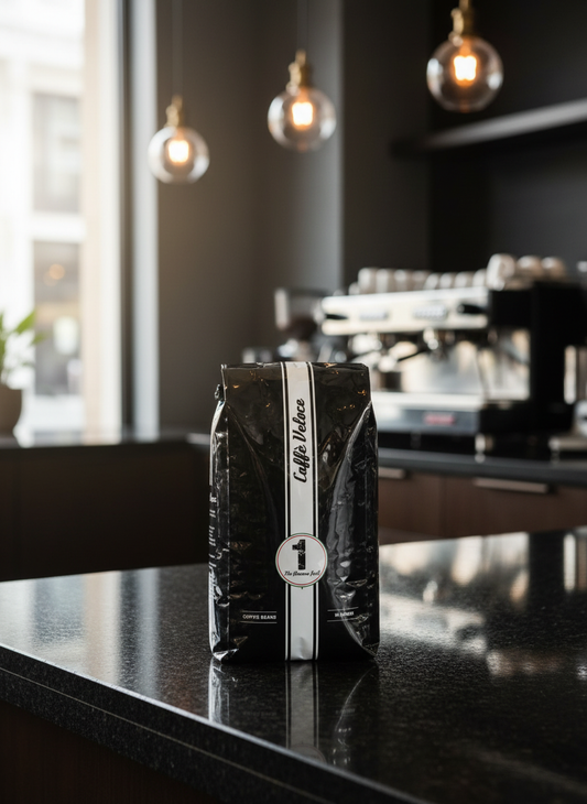 Modern luxury café setting