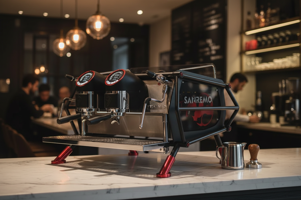 Sanremo Cafe Racer in elegant coffee bar