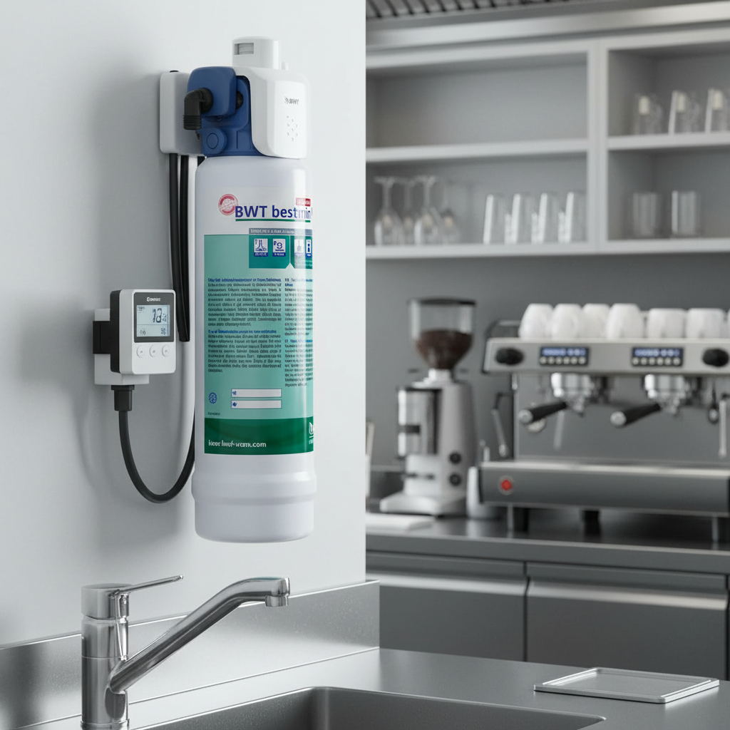 BWT filter in upscale restaurant prep area