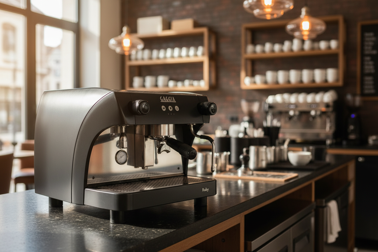 Right angle view in coffee shop