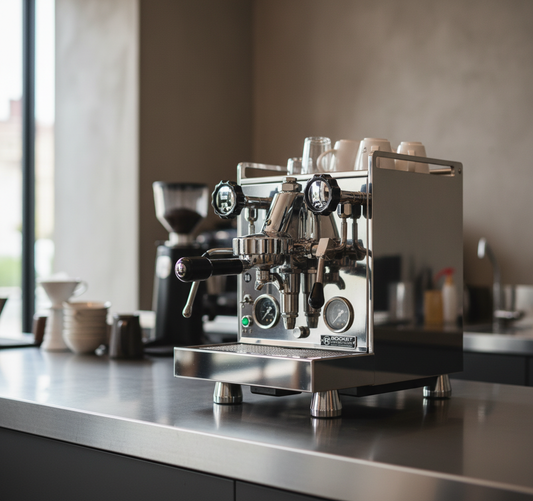 Modern barista workspace