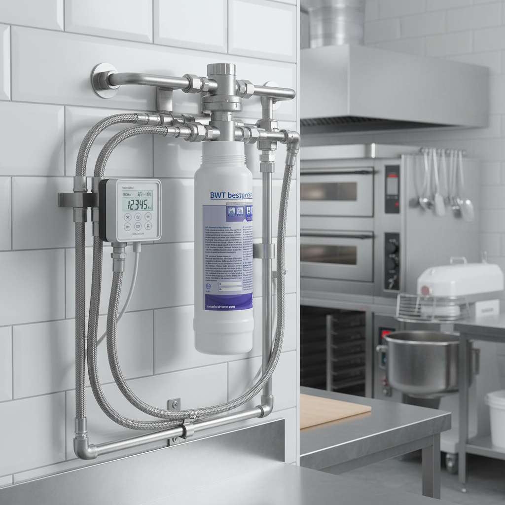 BWT filter system in professional kitchen