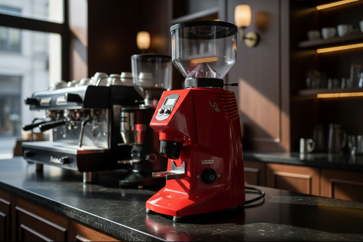 La San Marco SM92 in specialty coffee bar