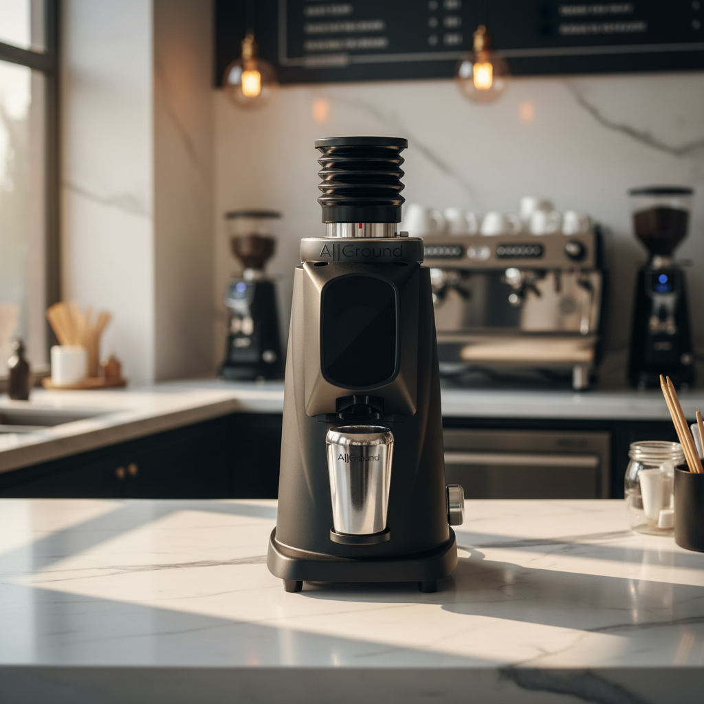 Fiorenzato AllGround ProBrew on café counter