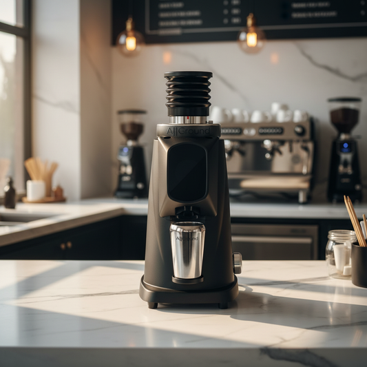 Fiorenzato AllGround ProBrew on café counter