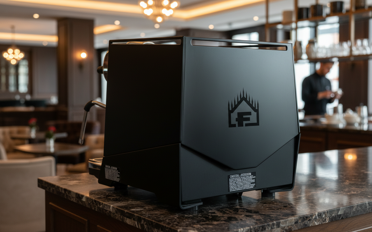 Faema Faemina in Hotel Café