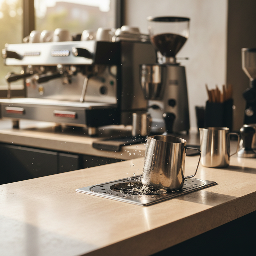 Small Pitcher Rinser - Upscale Cafe Environment