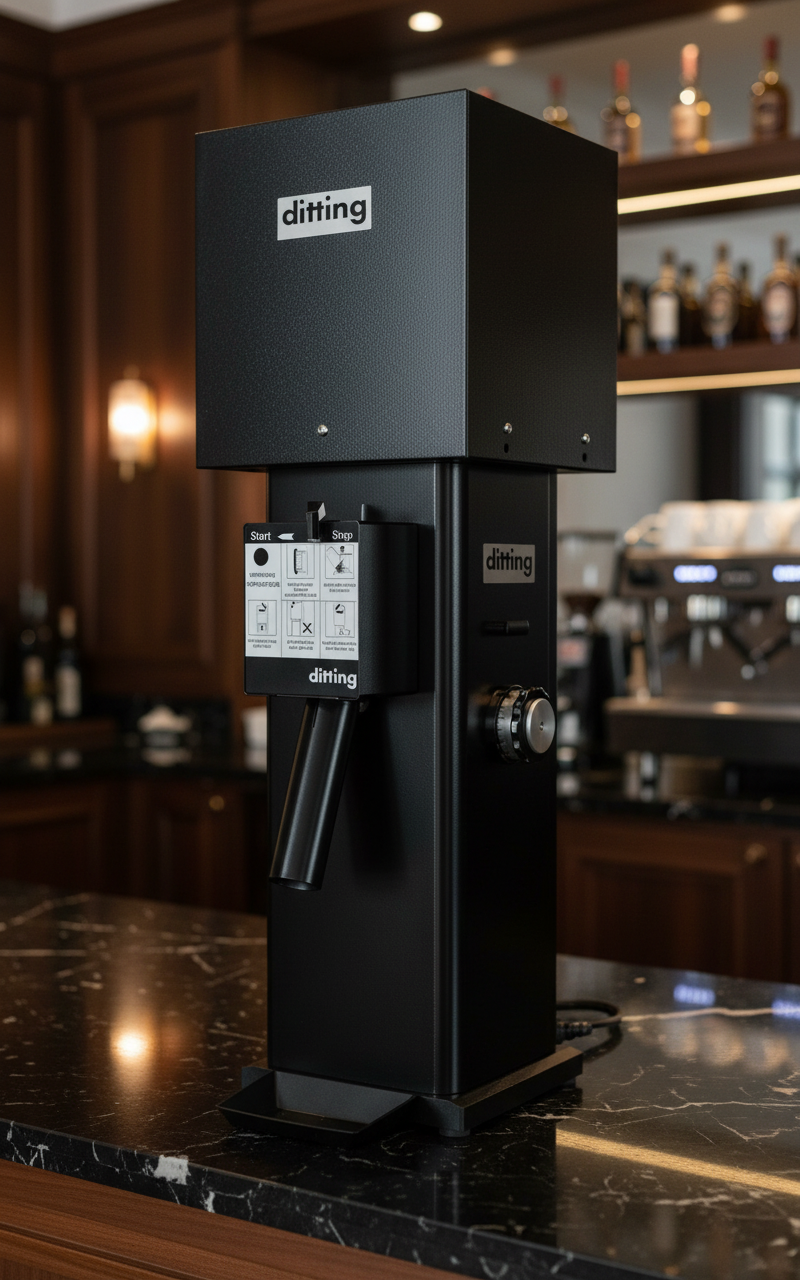 Ditting KR1403 in specialty coffee bar