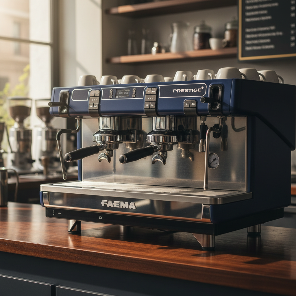Faema Prestige Plus - Professional Café Setting