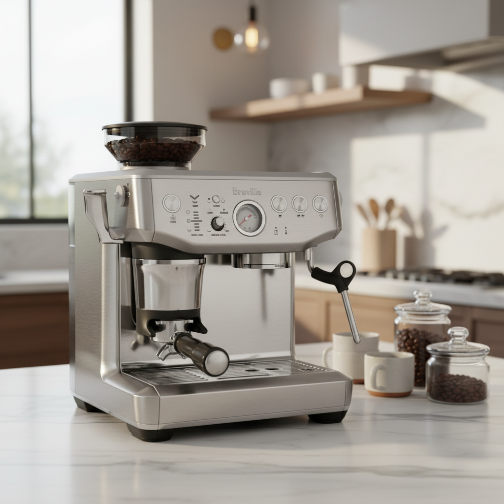 Modern kitchen with marble countertops