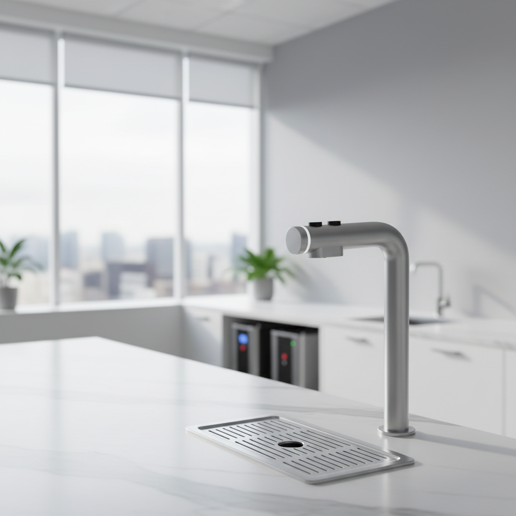 Marco Friia in modern office break room