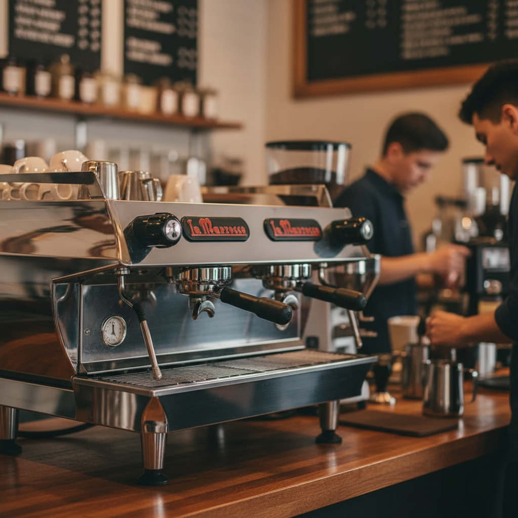 La Marzocco GB5 S AV 3 Group Commercial Espresso Machine With Scales