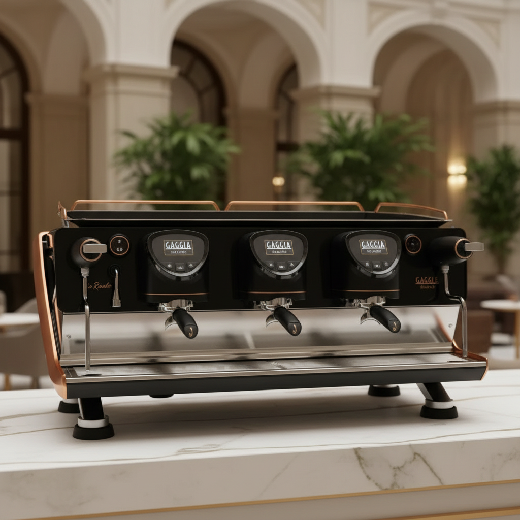 Gaggia La Reale in luxury hotel lobby