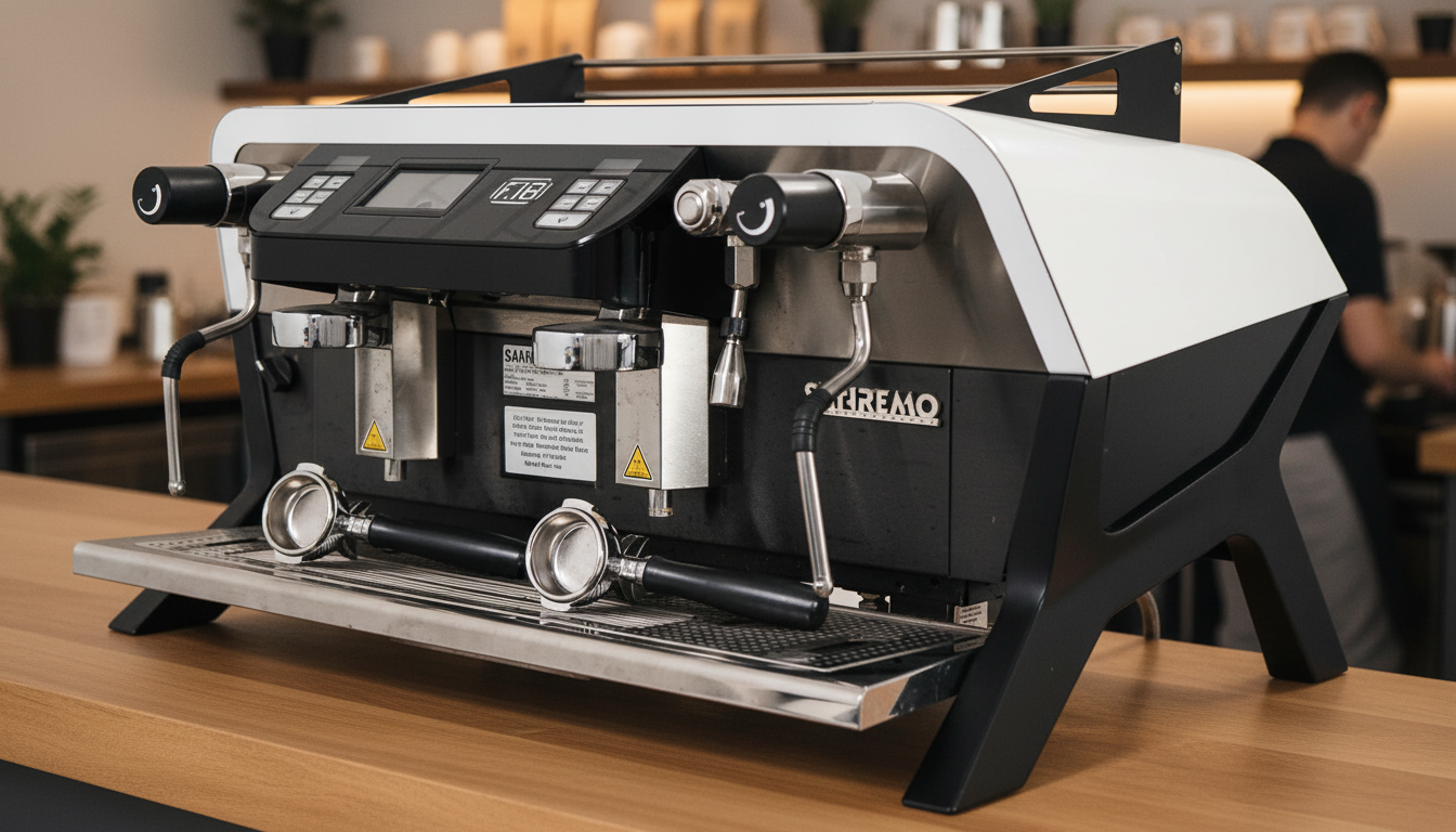 SanRemo F18 in Modern Café Setting