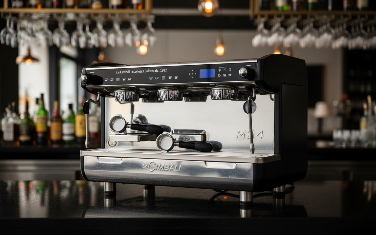 La Cimbali M34 in elegant restaurant bar