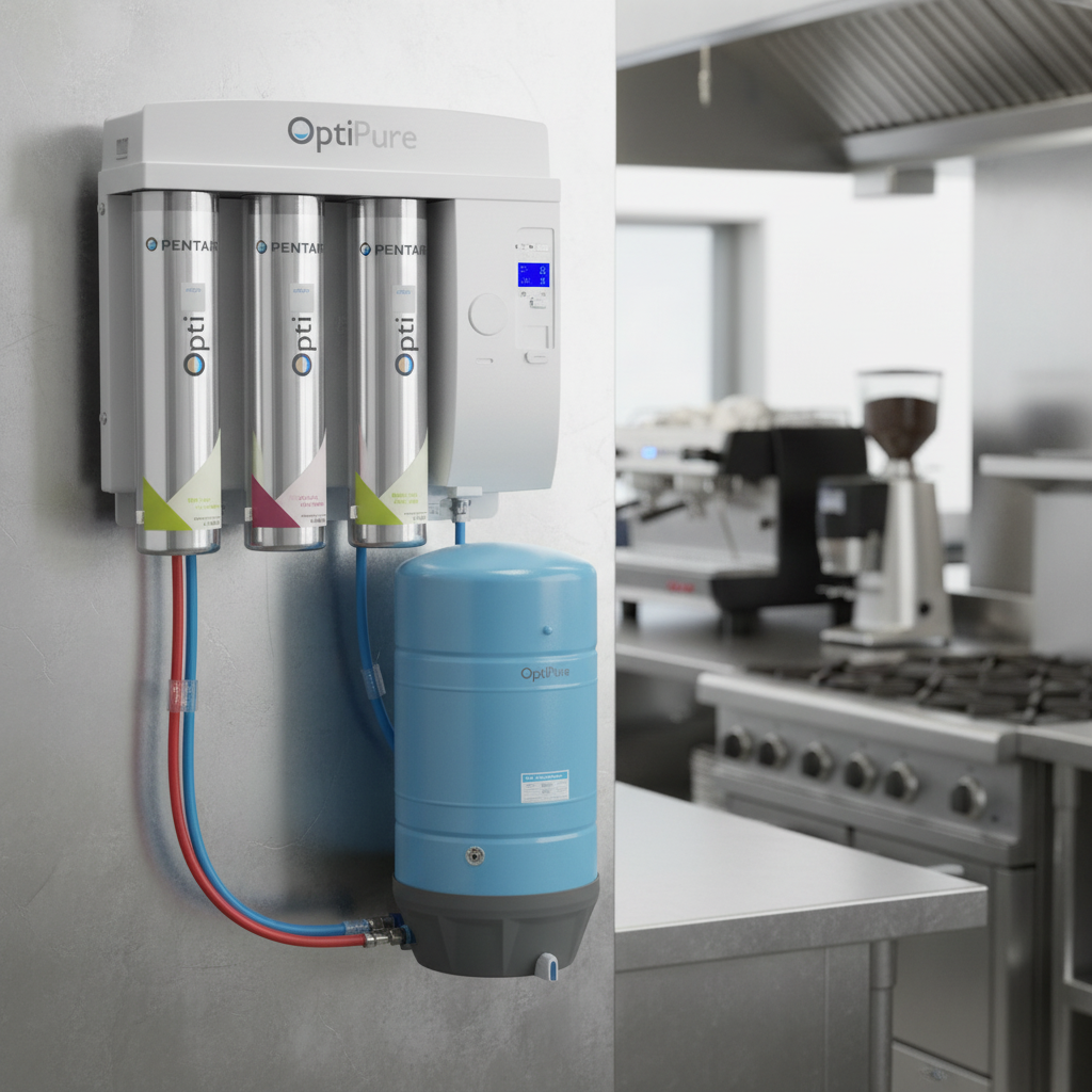 Optipure RO System in Professional Kitchen