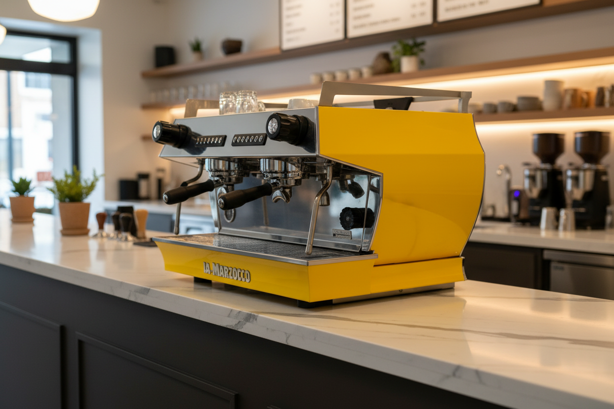 La Marzocco GB5 S in modern coffee shop