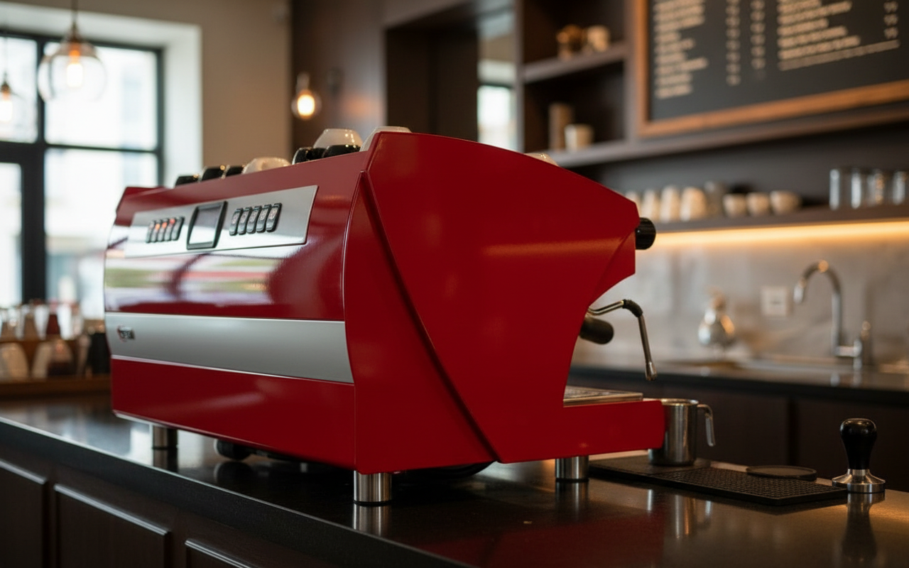 Professional features in premium coffee bar