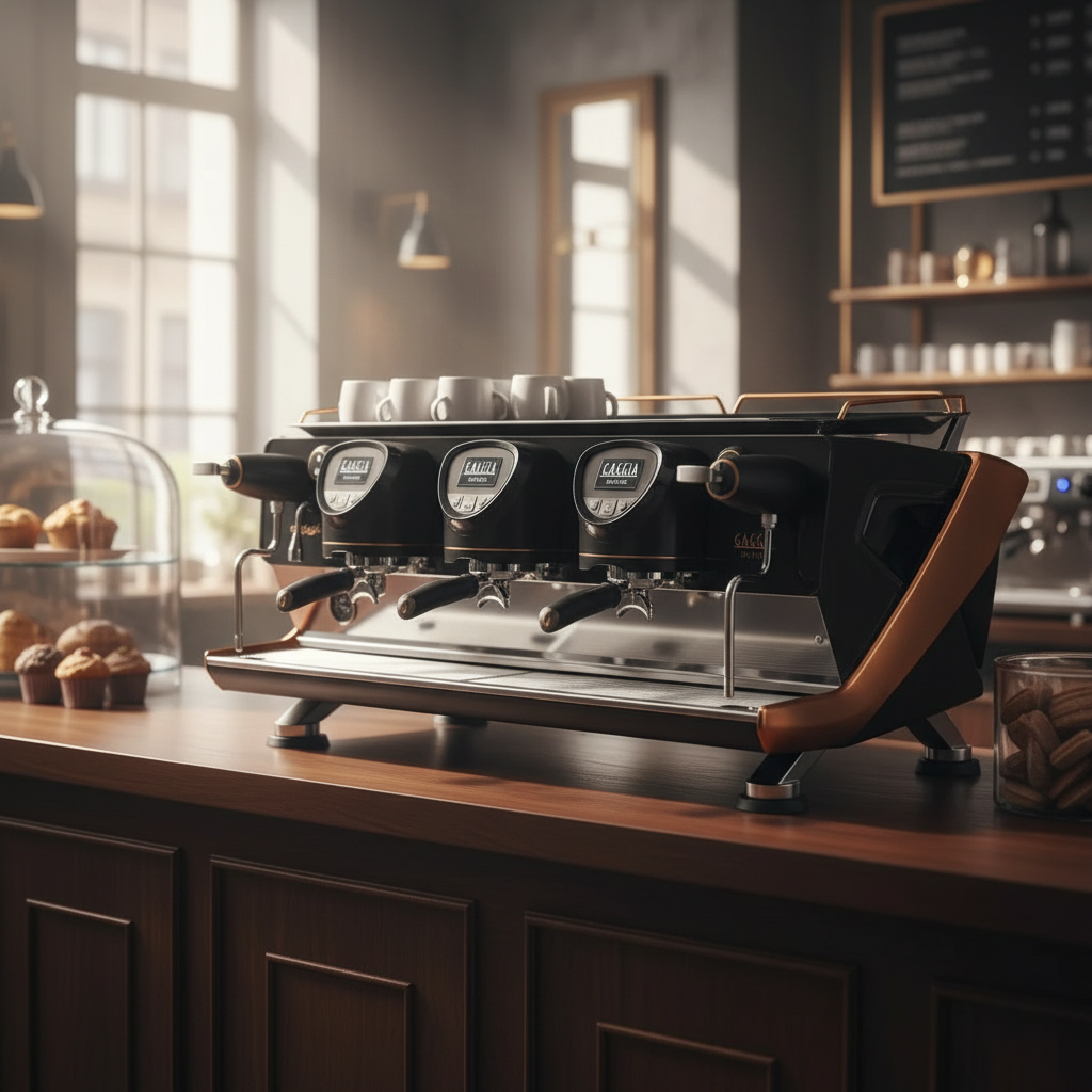 Gaggia La Reale in modern café setting