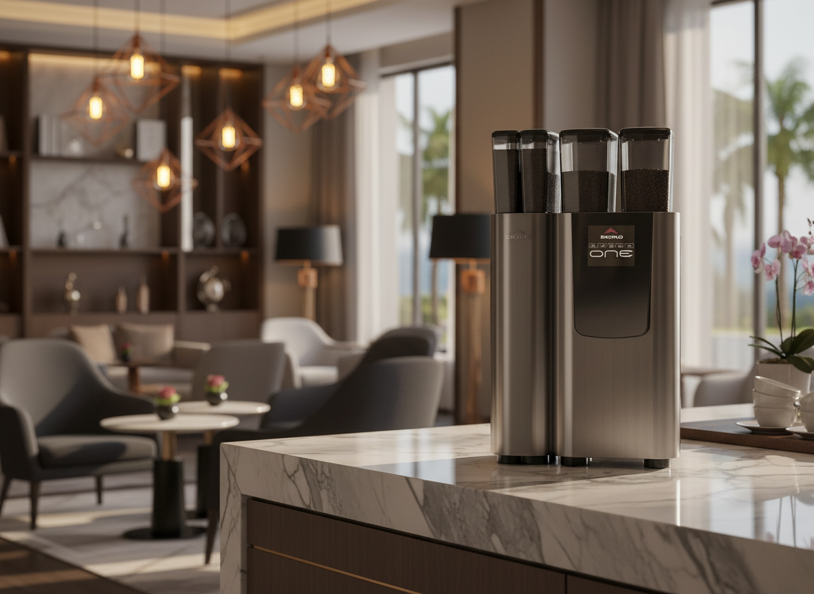 Rancilio Egro One in Luxury Hotel Environment
