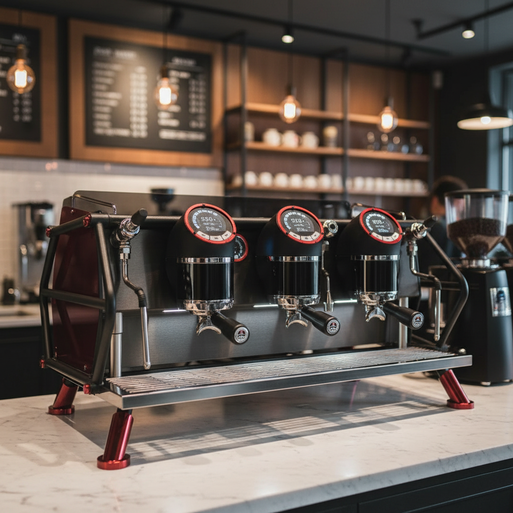 Sanremo Cafe Racer in specialty coffee shop