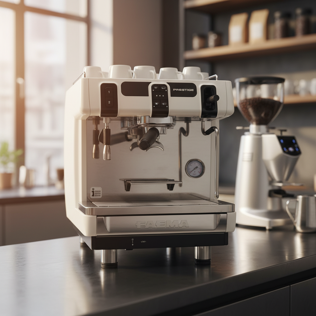 Faema Prestige in modern café setting