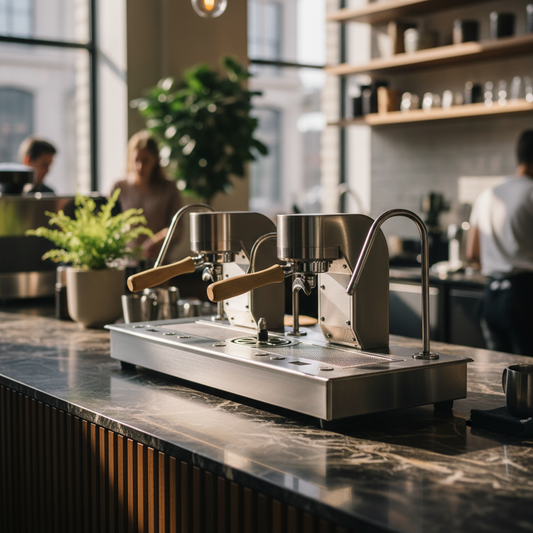 Mavam espresso machine in modern specialty café