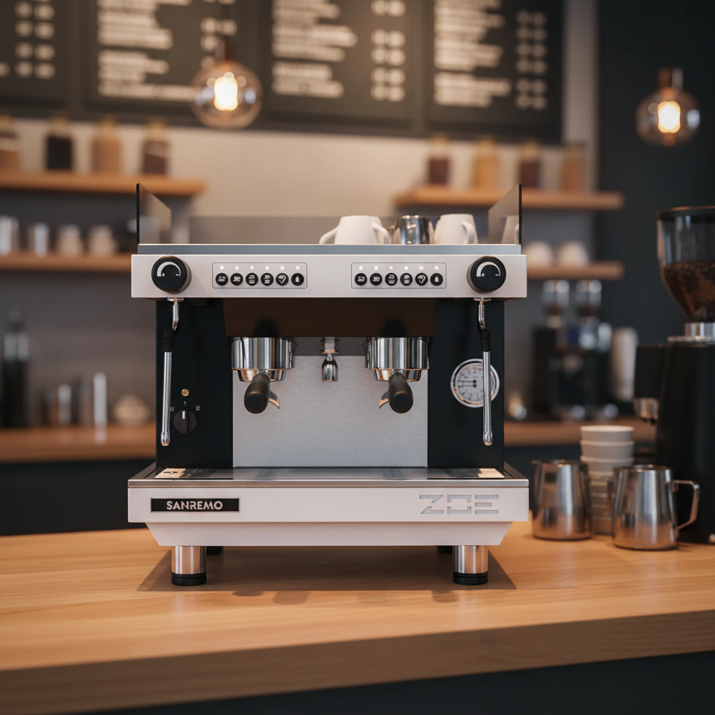 Sanremo Zoe in Coffee Shop Setting