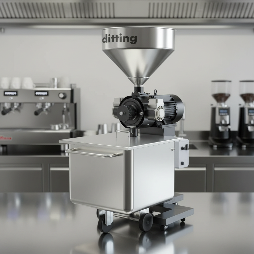 Ditting grinder in commercial kitchen