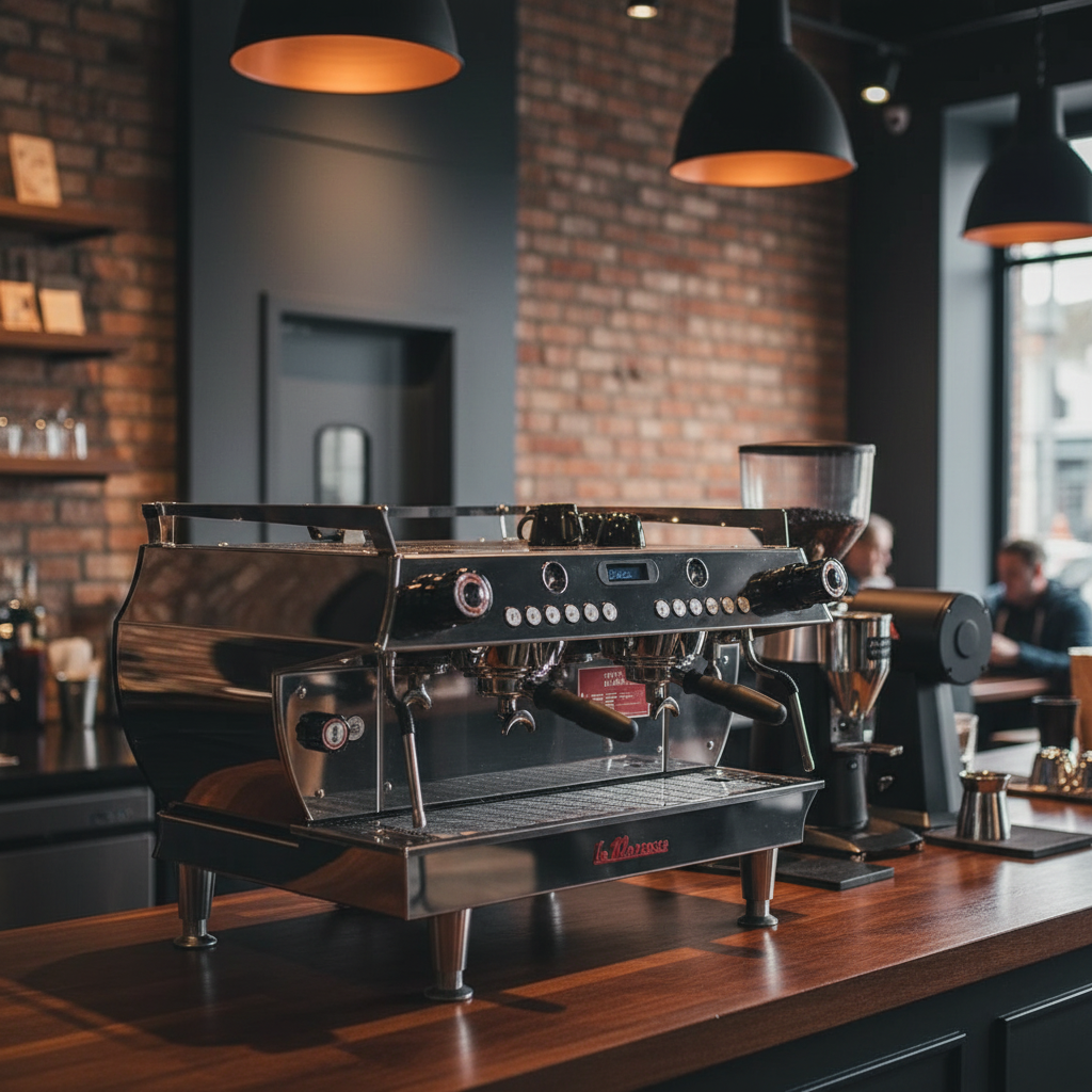 La Marzocco GB5 S AV 2 Group Commercial Espresso Machine With Scales