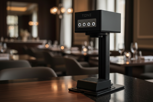 Black brewer in upscale restaurant setting