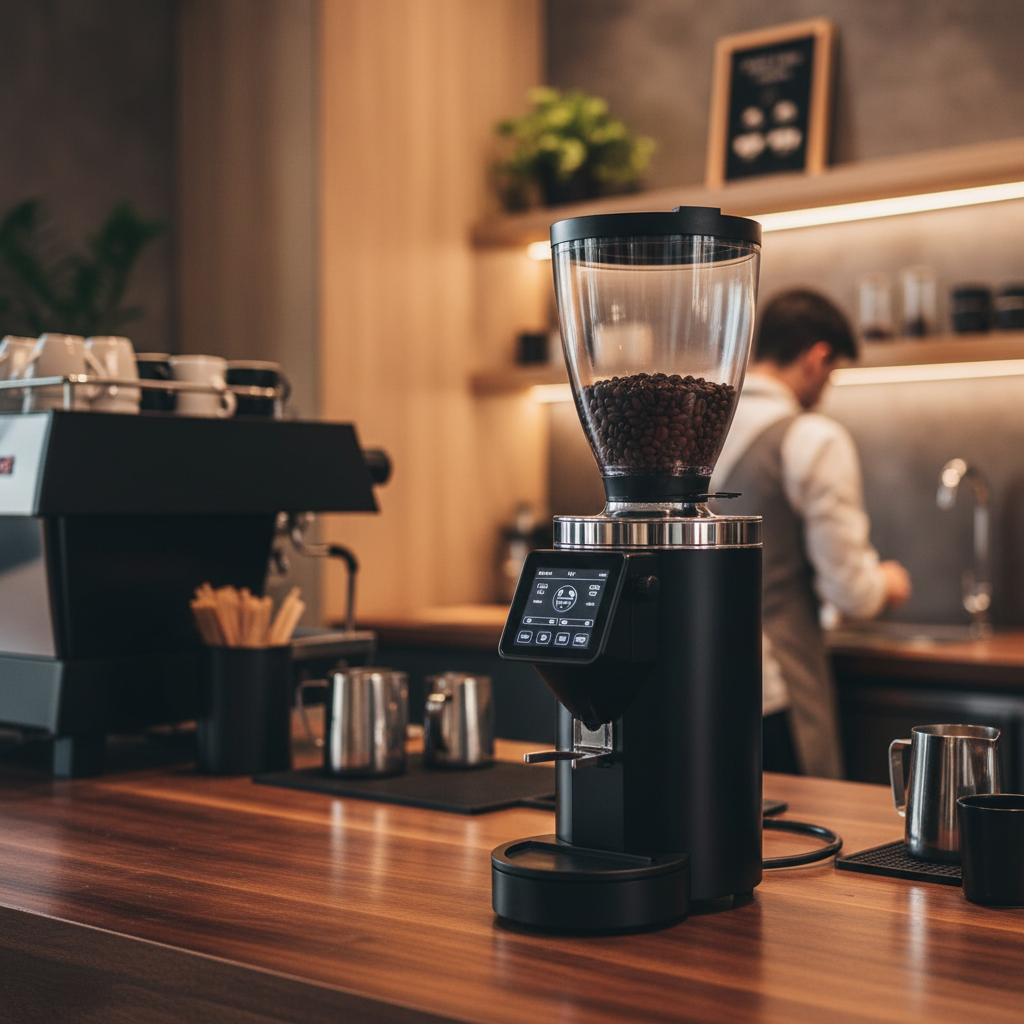 Mahlkonig E65W in Professional Café Setting