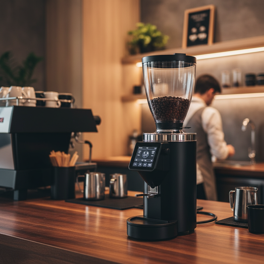 Mahlkonig E65W in Professional Café Setting