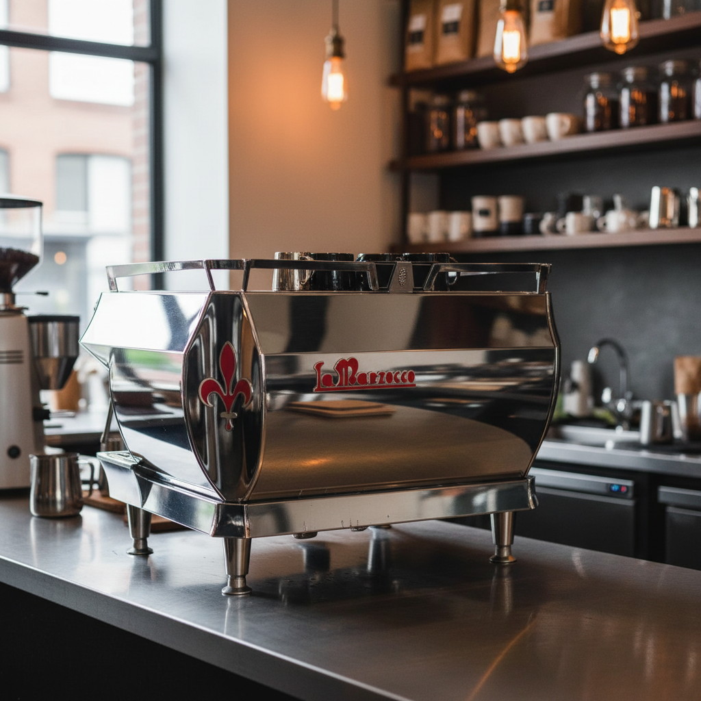 La Marzocco GB5 S AV 2 Group Commercial Espresso Machine With Scales