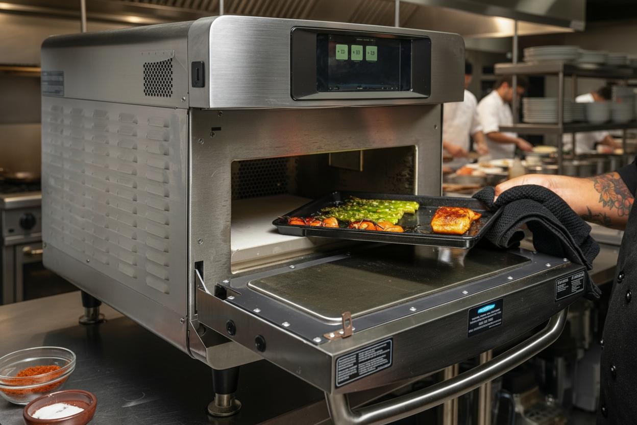 TurboChef Bullet in Restaurant Kitchen