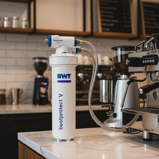 BWT filter in espresso bar