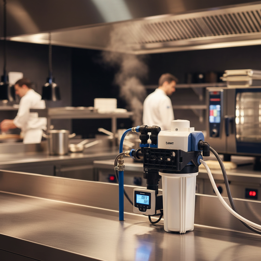 BWT water kit in restaurant kitchen setting