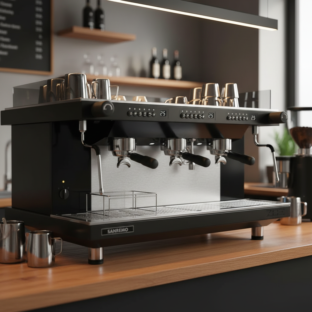Sanremo Zoe (Tall Cup) 3 Group Commercial Espresso Machine