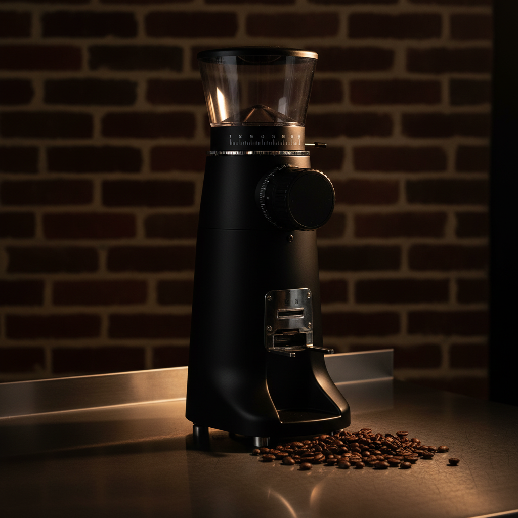 Compak PK100 in premium roastery