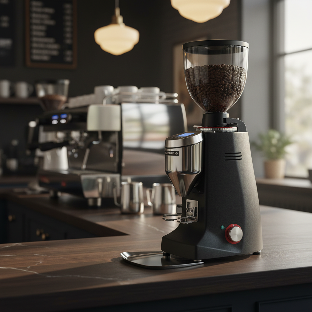 Mazzer Major VP Black in Modern Café
