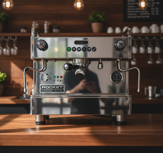 Rocket Boxer A1 - 1 Group Commercial Espresso Machine with Shot Timer