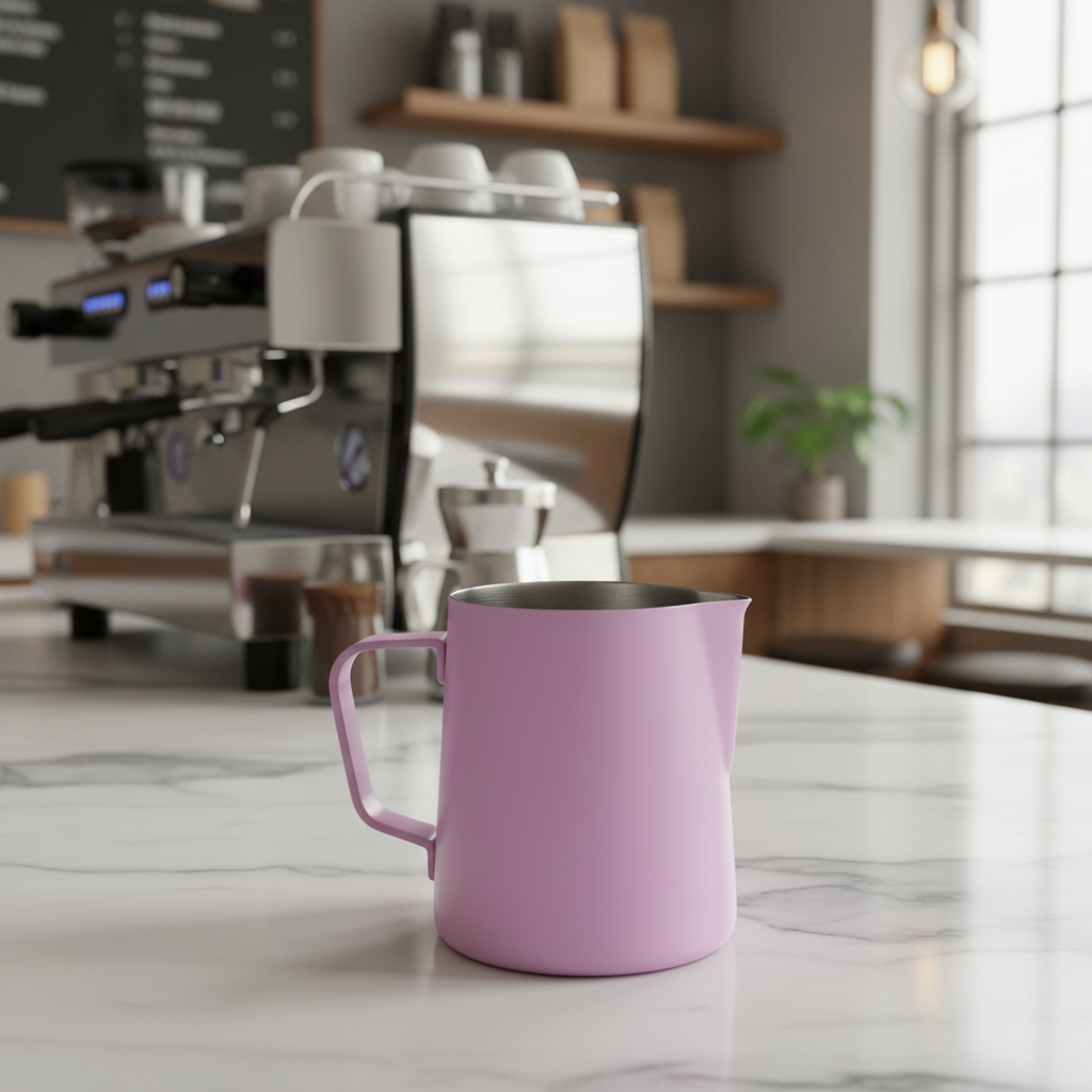 Rhino pitcher on marble countertop