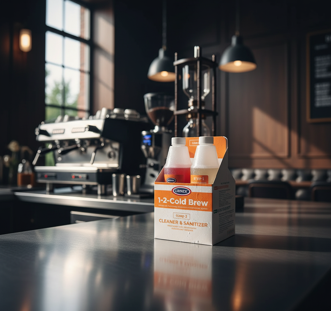 Crysalli Cleaner in Commercial Coffee Shop