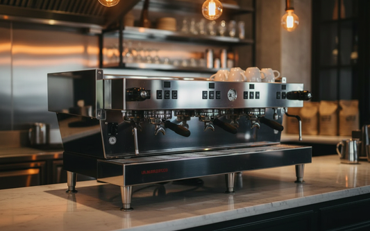 La Marzocco Linea Classic - Side View in Upscale Environment