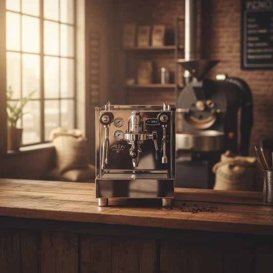 Izzo Alex Duetto IV Plus in artisan coffee roastery