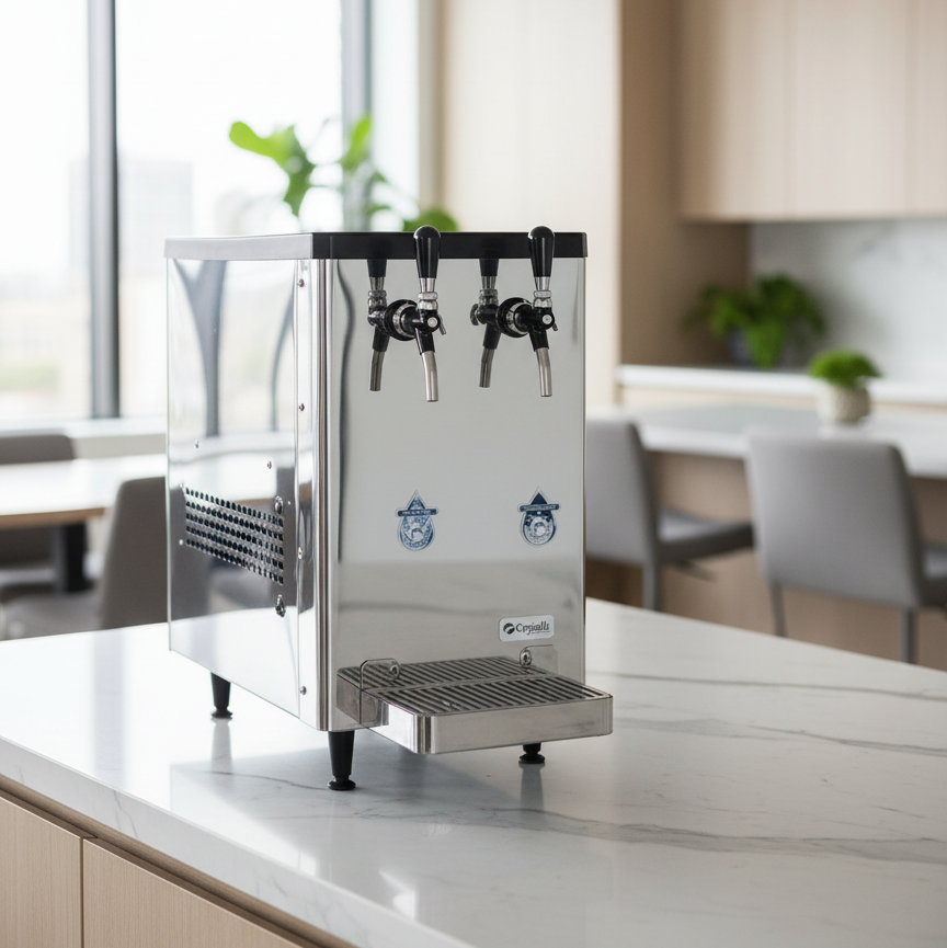 Office kitchenette setting