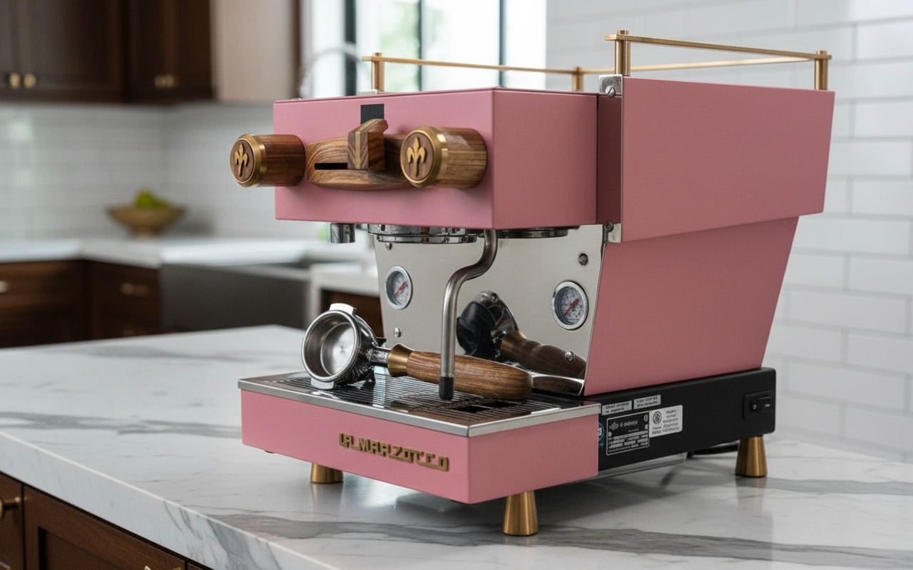 La Marzocco Linea Mini R in Luxury Kitchen